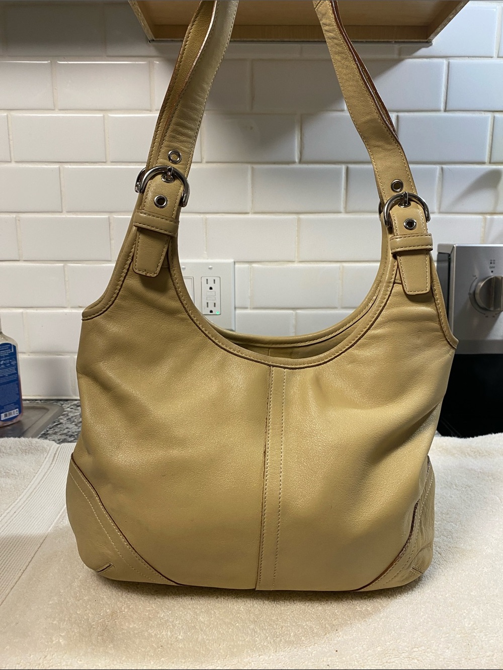 Coach Leather Hobo Bag
